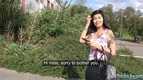 Hungry Asian Slut Akasha Coliun Gets Destroyed by Massive Cock in Public - HD - 7:59 video - from Jizzberry