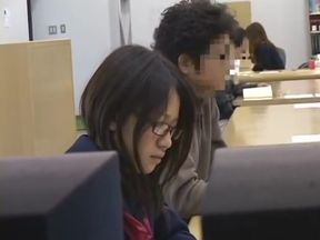 Six Daughters About Sensitive Liquid Overflowing Love To Publish Also Draw Yarn Without Voice In The Library - SD - 239:11 video - from AbXXX