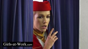 Foursome in a Plane with 2 Stewardesses - HD - 27:45 video - from FapHouse
