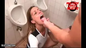 Rough MILF fucked in toilet, deepthroat and slapping - SD - 25:27 video - from MaturePussies