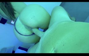 Getting Fucked Inside the Solarium - Public Sex - HD - 8:35 video - featuring Amateurtwo - from FapHouse