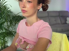 Curly Blonde Teen Records Solo Dildo Masturbation More at - HD - 16:42 video - from DrTuber