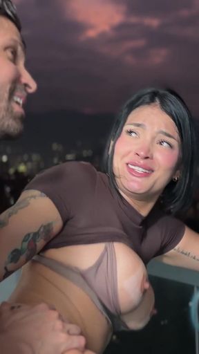 Hot Evening Fuck with Babe Salome Gil - 0:40 video - from FapHouse
