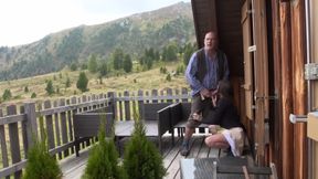 Busty Blonde in Leather Pants Gets Fucked in Alpine Hut - HD - 10:13 video - from xHamster