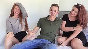 Guy gets strap on pegged by girls - HD - 31:09 video - from InPorn