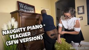 Ahanu Reed x Doc Chocolate NAUGHTY PIANO TEACHER SFW Version - 11:41 video - featuring Ahanu Reed - from Clips4sale