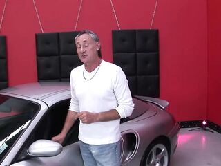 Large breasts chick cunt banging dick sucking sex toy playing in garage - HD - 149:21 video - featuring Ben Dover - from Lesbian8