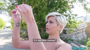 Blonde mom Amaranta Hank gives up her pussy for some euros - HD - 8:30 video - from Analdin
