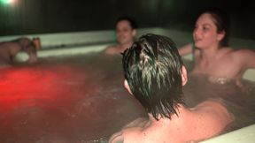 Jacuzzi Orgy! Hot Foursome with Yael Stc, Keila Bassi, and El Nono - Knock Knock Club - 4K - 15:31 video - from xHamster