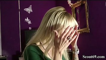 German stepmom helps stepson fuck after catching him wanking - 8:34 video - featuring Kada Love - from W4NKR