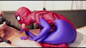 nylonxtreme - update #47 - zentai spidergirl blowjob lycra - HD - 12:40 video - from PornBox