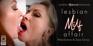 Lesbian MILFs Wanilianna and Zara DuRose have a sexdate affair and it turns out to be hot and wild - HD - 31:09 video - from Mature.nl