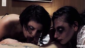Ghostly Terror: Demonic Spirits Rise for Halloween Horror with Agatha Ludovino and Lord Kenobi - HD - 9:20 video - from Jizzberry