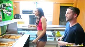 Comely Alice March and Adriana Maya's shopping scene - HD - 14:59 video - featuring Adriana Maya - from PornHat