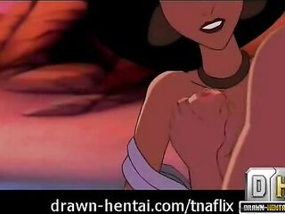DRAWN ANIME - Aladdin Porn - Sex on the beach with Jasmine (Princess Jas) - SD - 3:22 video - from SortPorn