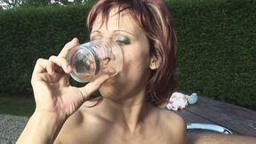 skinny redhead mature cougar milf mom teaches younger man to have horny dirty sex and drinks his cum - HD - 18:33 video - from xHamster