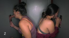 cousins swallow load from each glory hole 2nd visit - HD - 76:05 video - from Xxgloryhole