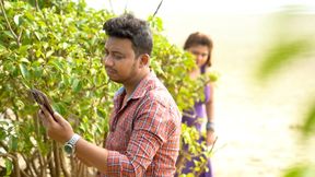 Indian Desi Step Sister and Step Brother Romance with Her House Owner ( Hindi Audio ) - 4K - 27:25 video - from xHamster