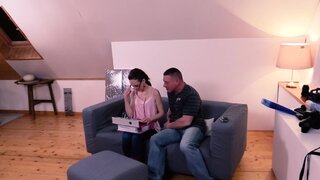 Nerdy girl Natalia Pearl is being fucked in doggystyle position - HD - 12:52 video - from HDtube