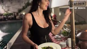 stepmom went with her stepson to a restaurant and came at the table - HD - 5:50 video - from xHamster