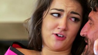 Brunette teen hottie gets banged by older lover - HD - 7:00 video - featuring Lily Adams - from HDtube