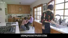 UsingPocketPussy - Free Use Family Fucking My Lesbian Teen Stepdaughter And Her MILF Stepmom - Angeline Red, Jessica Ryan - SD - 7:10 video - from BabeHump