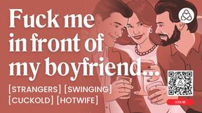 ASMR Audio Porn: First Time Hotwife Threesome at a Swingers Club with Cuckold Boyfriend - Erotic Audio Story - HD - 11:15 video - from xHamster