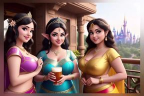 AI Generated Uncensored 3D Anime Disney Princess Images Of BBW Indian Women - HD - 5:24 video - from xHamster