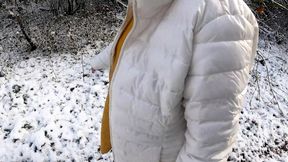 Naked walking and titslapping in the snow - 4K - 5:06 video - from xHamster
