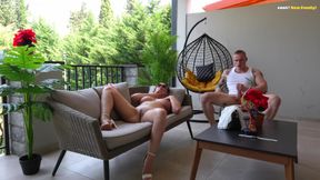 Shameless Stepmom: Naked, Tanned, and Throatfucked by Her Horny Stepson! - 21:54 video - featuring Sam Garro - from FapHouse