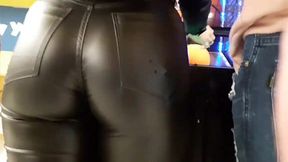 Jaw-Dropping Ass in Tight Leggings - HD - 2:14 video - from XXXShake