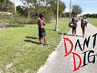 BLACK BBC FLOOZY CHEERLEADERS SUGGA BADDIE & DEJA HONEY BANG THE STAR FOOTBALL PLAYERS AFTER PRACTICE - HD - 0:23 video - from Ebony8