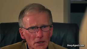 Big balls grandpa fucks blonde babe in the office - HD - 5:14 video - from XVideos