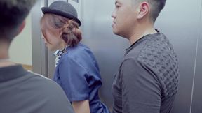 Horny Chinese fly attendant elevator action - Perv Milfs n Teens - HD - 32:45 video - from FapHouse