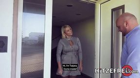 Chunky Tatjana Sucks and Fucks a Lucky Guy - HD - 12:33 video - from Jizzberry
