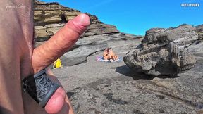 two bitches on the beach: my cock exposed to two fit girls on the beach - HD - 40:34 video - from PornBox