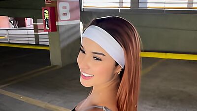 COLOMBIAN TEEN seduces stranger in the gym to play with her ass with a ANAL PLUG - Abella olsen - HD - 11:41 video - from Bokep.PORN