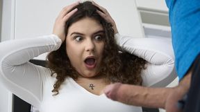 Curly-haired hottie with hairy pussy Rose Noir fucked by big cock - HD - 6:53 video - from OK.XXX