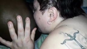 Bbwbootyful sucking licking BBC Nata4sex balls & ass stroking his dick swallowing his cum - HD - 14:02 video - from xHamster