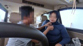 Asian Hijab Fitness Girl Doing Blowjob to Drink Cum For Boost Her Stamina In The Car - Minokiiko - 4K - 6:44 video - from xHamster