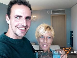 Fit, golden-haired milf with tattoos, Vicky Hundt had wild sex with her lover, the other day - HD - 34:50 video - from Dafreeporn