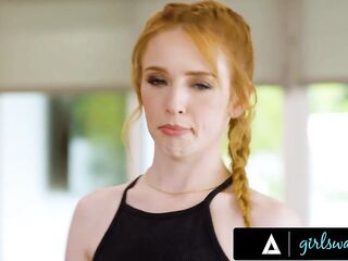 GIRLSWAY - Large Naturals Masseuse Octavia Red Want To Smack Small Redhead Madi Collins' Oiled Body - HD - 12:25 video - from FreePorn8