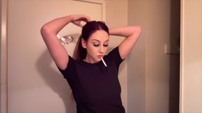 Italian Big Tits Artemisia Love smoking fetish sesh - HD - 5:42 video - from xHamster