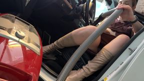Miele Sucking Dirty Shoes Leather Seats Maid Fantasy POV - HD - 9:52 video - from Clips4sale