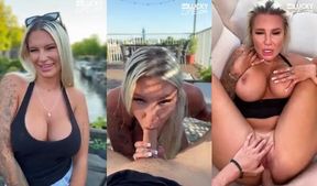 Stunning Blonde Cameron Cohen Demonstrates Her Bedroom Talents - 4K - 14:57 video - from JuicyVid
