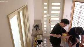 Japanese Threesome Madness, Unbridled Kissing, Cock Sucking & Monstrous Fucking! - HD - 5:00 video - featuring Sakura Miura - from JapanWhores