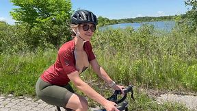 Hot cyclist MILF got her pussy creampied in the wild - HD - 10:16 video - from XGroovy
