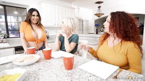 Good girls Kianna Dior, Robbin Banx and Slimthick Vic VS bearded fucker - HD - 12:00 video - from OK.XXX