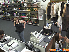 Haha, this to funny! A sexy stewardess sucks cock in a shop behind counter! - SD - 7:00 video - from VikiPorn