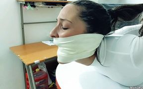 Elvira’s Tightest Hogtie - Gagged, Helpless and Humiliated - HD - 18:14 video - from FapHouse